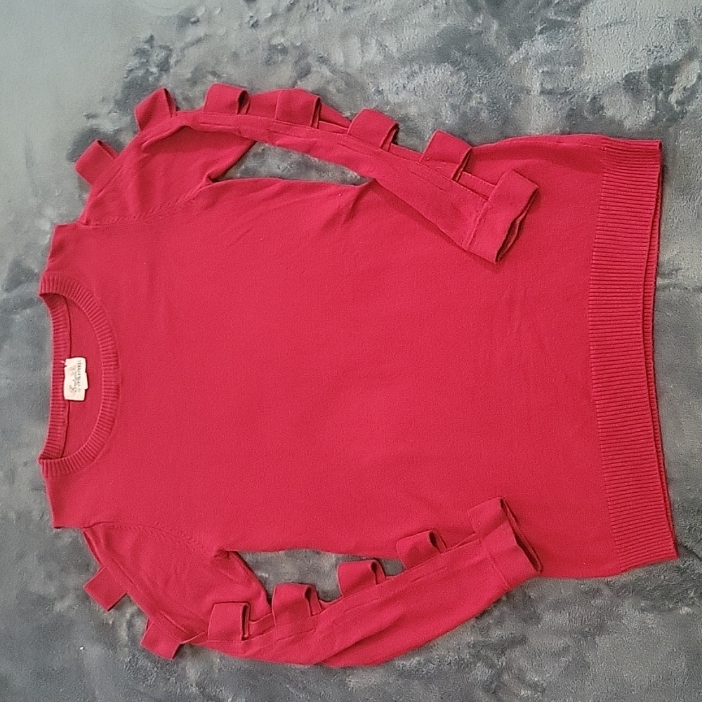 FINAL PRICE- Forever 21 Boutique Statement Sleeve Sweater, size L